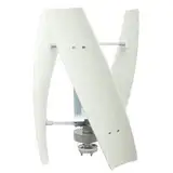 TFIANYNI Windgenerator Vertikal Windkraftanlage 500W, Mit Intelligenten Mikroprozessor Controller Und Automatische Bremsfunktion, IP67, Geräuscharmer (4 Flansch Loch, 24V)