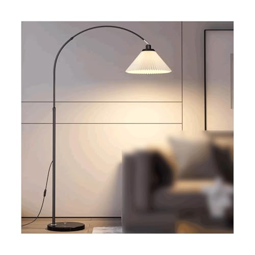 Stilvoll Eisenstehllampe Verstellbare Schlafzimmerstock Lampe Stofflampenschirm Stöbe stabil