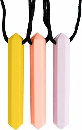 Tilcare Chew Chew Sensory Kauen Halskette - Am besten für Kinder oder Erwachsene, die gerne beißen oder Autismus haben - Langlebiges und starkes Silikon-Kauspielzeug - Kaukette für Jungen und Mädchen