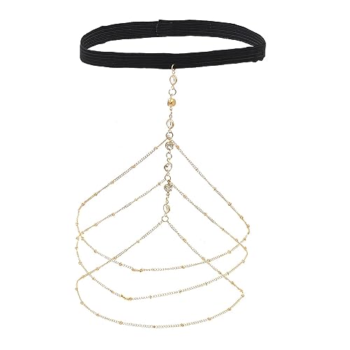 Boho oberschenkelkette kristall-körperkette sexy bein kette damen bikini Strand bein kette oberschenkel party körperschmuck