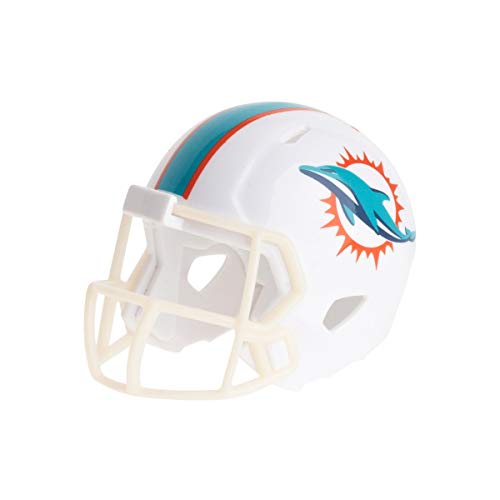 Riddell Miami Dolphins Helm Pocket Pro Speed Style 2018, Teamfarbe, Einheitsgröße