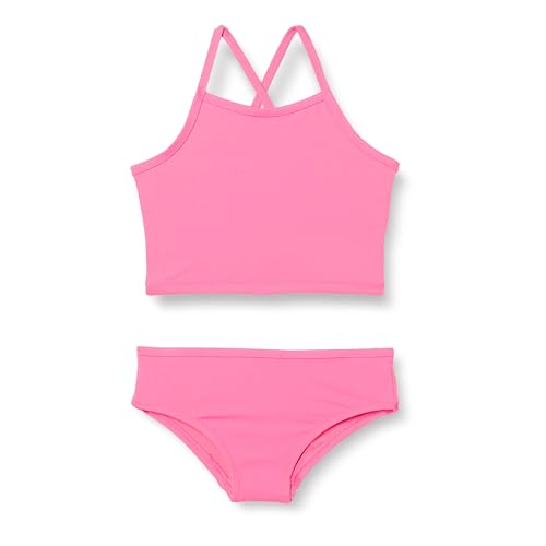 Amazon Essentials Mädchen Tankini-Set, Intensive Rosa, 9 Jahre