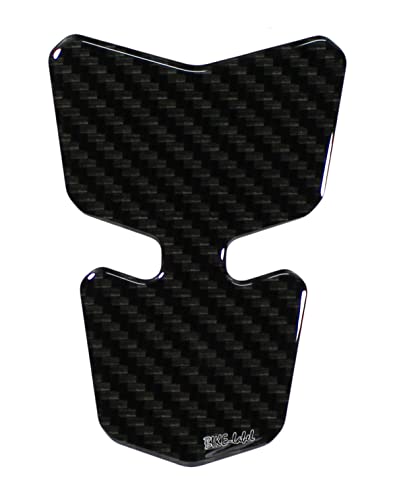 Tankpad 3D Motorrad Aufkleber Carbon Schwarz Optik Tankschutz X507755VE