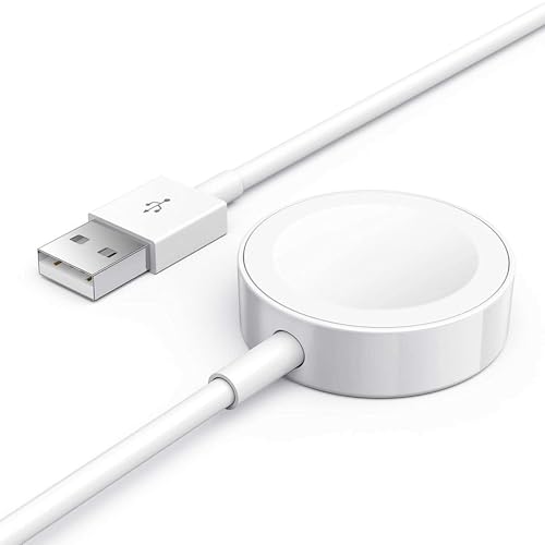 USB-Kabel für i-Watch, A-pple Watch-Ladekabel, kabelloses i-Watch-Ladegerät kompatibel mit A-pple Watch-Ladegerät, tragbares Schnellladekabel für i-Watch Ultra/SE/Serie 9/8/7/6/5/4/3/2/1 (1 m)
