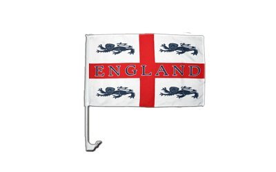 Flaggenfritze Autofahne Autoflagge England 4 Löwen - 30 x 40 cm