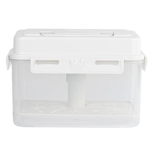 Pickle Container - Kimchi Aufbewahrungsbox, Kimchi Aufbewahrungsbox | Kimchi Aufbewahrungsbehälter 4/5L, Kimchi Box, Luftdichte Essiggurke Presshalter mit Griff, Klares Kimchi Jar