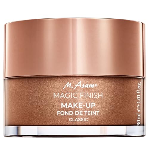 M. Asam Magic Finish Make Up Mousse (30ml), 4-in-1 Primer, Make up, Puder & Concealer, natürliche & leichte Foundation für viele Hauttypen, vegane Schminke