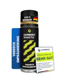 CARBIGO ShieldPro Imprägnierspray 400 ml I Cabrioverdeck Imprägnierung Bestnote wasserabweisend I Imprägnierspray Textil, Leder, Schuhe I Vielseitig anwendbare Verdeck Imprägnierung, waterproof spray