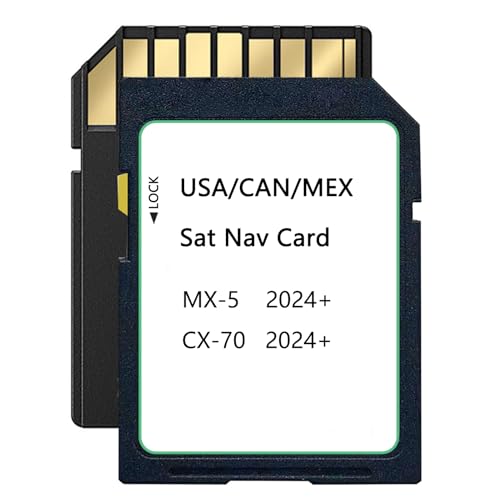 2024 Navigation SD Karte, KR9D66EZ1, GPS SD Karte kompatibel mit Mx-5 & Cx-70 2024+, USA/CAN/MEX Karten