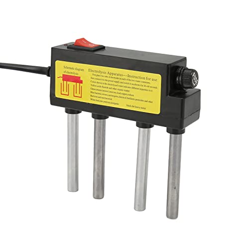 Wasserelektrolyseur, Schneller Wasserqualitätstester, Wasserelektrolyseur-Tester mit 4 Test-Metallstäben, Tragbarer Digitaler Wassertester, Wasserqualitäts-Elektrolyseur für zu