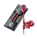 Sportclub Freiburg SC Dartpfeile mit Etui und Flights, Steeldarts Dart Pfeile - Plus Lesezeichen Wir lieben Fußball, mehrfarbig, Einheitsgröße