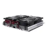 Refrigerador termoeléctrico Peltier de placas frías de 240 W para semiconductores con ventilador para espacios pequeños