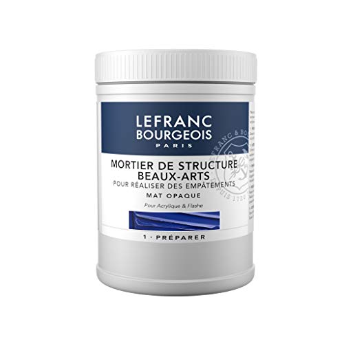 Lefranc Bourgeois 300676 LB Modellierpaste 500ml Topf Malmittel, Acryl, Transparent, 500 ml (1er Pack)