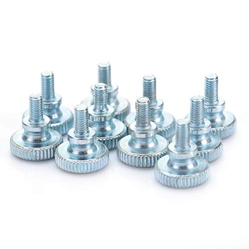 Spacnana 100 Prozent M3 RORLED Kopfschraube, Hochkopfschraube, Daumenschraube für Haushalts- und Handelsgeräte, Bestehend aus Verzinktem Kohlenstoffstahlmaterial Bestehen (M3*10 (100pcs))