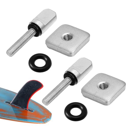 Fukamou Paddle Board Finnenschraube, Flossenschrauben-Adapter - Surf-Hardware, Ersatz-Paddleboard-Reparaturset, Rändelschraube Aus Edelstahl Für Surf-Longboard-Paddleboard