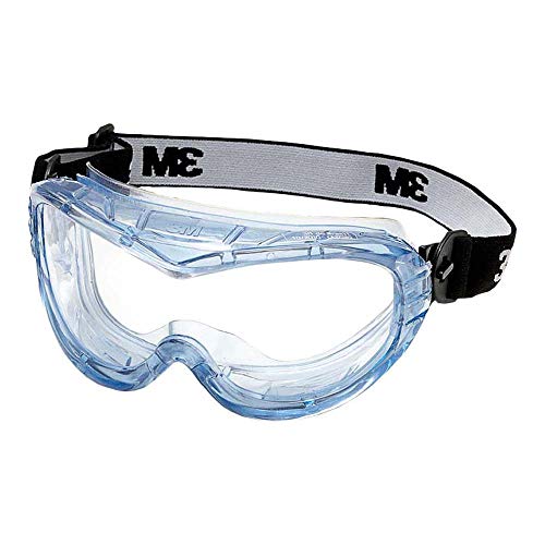 3M Vollsichtschutzbrille Fahrenheit FheitAF – Schutzbrille mit AS, AF & UV Beschichtung – Ideal für das Tragen mit Atemschutzmasken oder Brillen