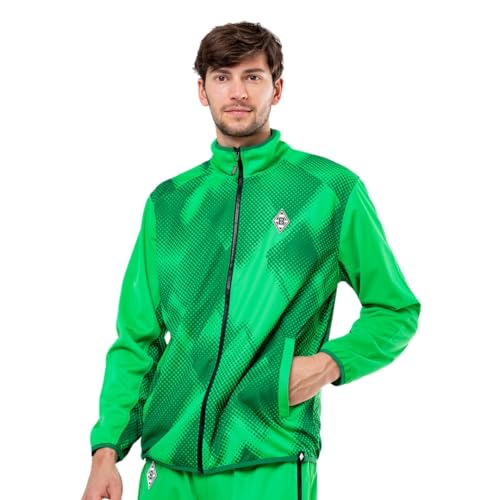 Borussia Mönchengladbach Trainingsjacke „Performance“ Grün | Offizieller Fanartikel Fohlenshop | Gladbach Trainingsjacke (DE/NL/SE/PL, Alphanumerisch, L, Regular, Regular, Grün)