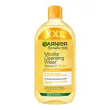 Garnier Sanftes Mizellen Gesichtswasser, Schonendes Reinigungswasser zum Entfernen von Make-Up, Für einen strahlenden und wachen Teint, Mit Vitamin C, SkinActive All-in-1, 1 x 700 ml