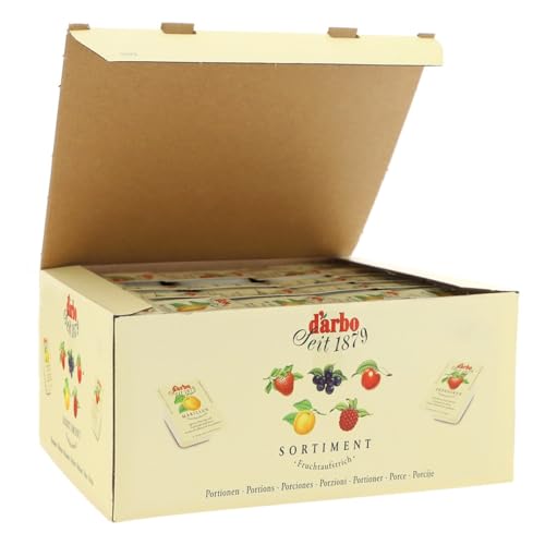 D'Arbo Fruchtaufstrich 100 Portionen - Mix Sortiment, 1er Pack (1 x 2.5 kg)