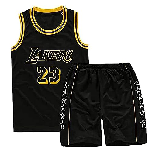 Basketball Spieltrikots, Basketball Trikot Kinder 2 Stücke,Basketball Kinder Trikot and Shorts,Sleeveless Basketball Trikot, Jungen Trikot Basketball Kinder,Basketball Trikot Set für 4-14 Kinder