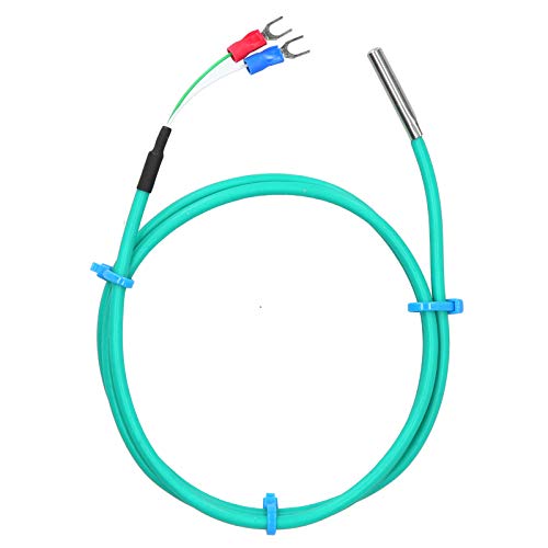 Thermoelementemperatursensor vom Typ Resefinem K Typ ideal für die Konservierung usw. Industrie mit 0-200 ℃ Temperatur 5 x 30 mm Edelstahlsonde und 5 m Weichkabel (2m)