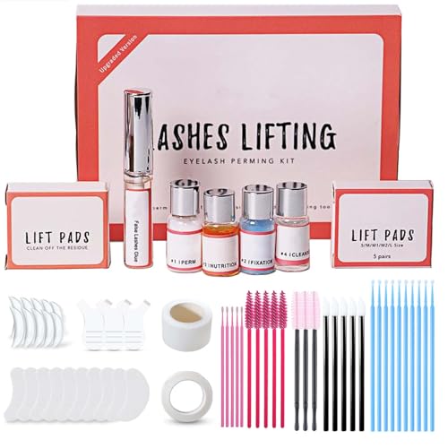 Lash Lifting Wimpern Perming Set, Wimpernlifting Set, 2025 Version Wimpernwelle Lash Lift Kit, Sicherheit & Gesundheit, Semi-Permanent, Lange Andauernd, Ideal für Partys, Geburtstage, Muttertag