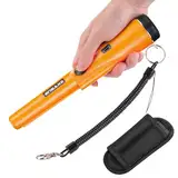 EXTSUD Metalldetektor,Tragbar Metallsuchgerät,Metallpointer Metall Pin Pointer IP66 Wasserdichter mit eingebautem LED Indicator/Alarm Licht/ 360° Scan/Holster für Goldmünze Hunt, Relikte, Schmuck