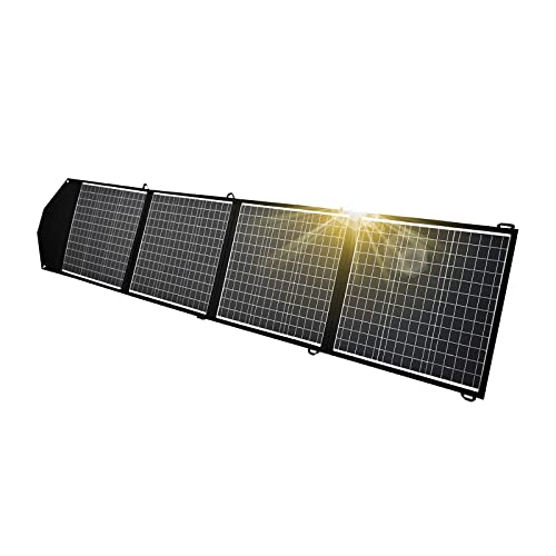 Solarmodul 200W Faltbares Solarpanel Solarmodul Solartasche Outdoor Solargenerator Camping Wohnmobil Caravan Gartenhäuse Reise Boot Laptop