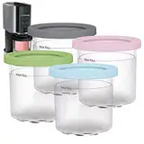 4 Pack Containers Reusable and Lids for Ninja Ice Cream Maker Machine Accessories