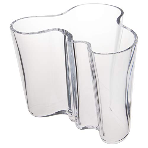 Iittala Vase Aalto 160 mm Klar aus Glas