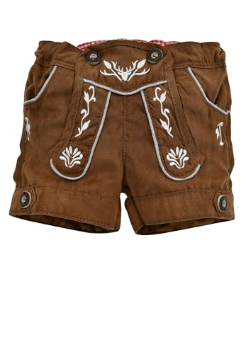 Bondi Kunstledershort, Light Brown 68 Tracht Baby Jungs Artikel-Nr.91264