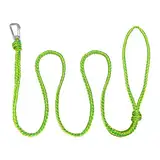 DONGKER Kajak Abschleppseil, 2,1m/7ft Nylon Geflochtene Leine mit Clip, Dock-Leinen, Robustes Schwimmseil für Kajak-Schleppleine