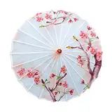 F Fityle Chinesischer Papierschirm Stoff, Geölter Papierschirm, Japanischen Papier Regenschirm, Handgemachte Chinesischer Geölter Ölpapier Regenschirm für Kostüme Musikfestivals Fotografie, Stil b