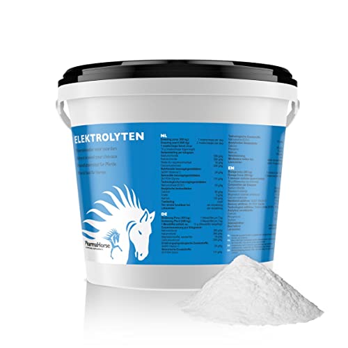 PharmaHorse Elektrolyte | Nervensystem | Muskeln | Human Grade Quality | 100% Ohne Zuckerzusatz | 1000 Gramm