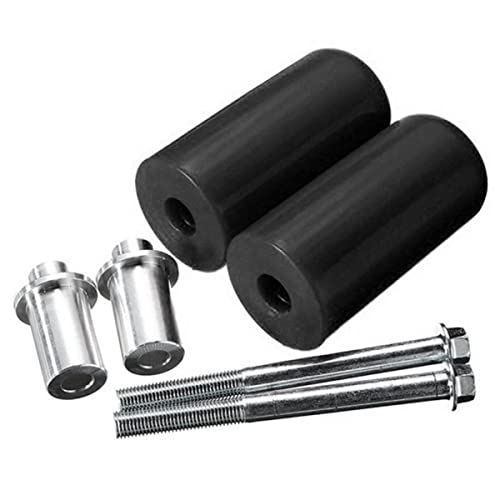 Frame Sliders, 10 mm Universal Motorrad Sturzpads Anti Crash Protector Klebestift für Honda Suzuki Motorräder Ersatzteile (Schwarz)