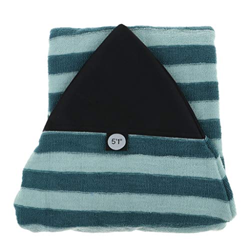 Perfeclan Surfbrett Sockenhülle Tasche Surfboard Schutzhülle mit Kordelzug Stretch Boardbag für Shortboard Windsurfboard, 5,1 ft-Grün