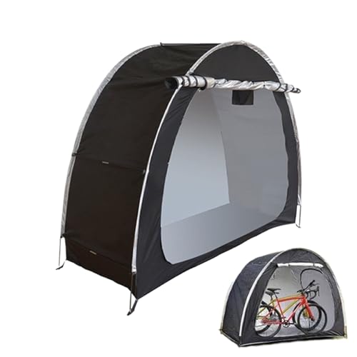Fahrradzelt, Fahrradgarage, Organizer -Deckung Motorrad Wasserdichtes Lagerzelt, Staubdicht Tragbarer Multifunktionaler Schuppen Zum Camping Fahrrad Im Freien Im Freien