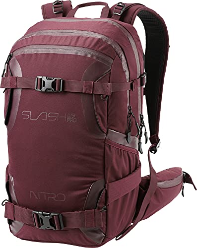 Nitro Snowboards Slash 25 Pro Snowboardrucksack, Tourenrucksack, 25 L, Wine