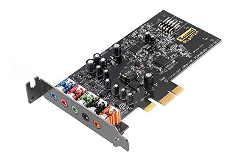 Creative Sound Blaster Audigy FX PCIe-Soundkarte (SBX Pro Studio, 5.1-Surround-Sound, leistungsstarker Kopfhörerverstärker)