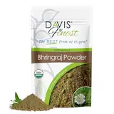 Davis Finest Organic Bhringraj Powder 250 g, rein & natürlich, ayurvedisch, chemiefrei, Haarmaske, dünner werdendes Haar, fördert das Haarwachstum