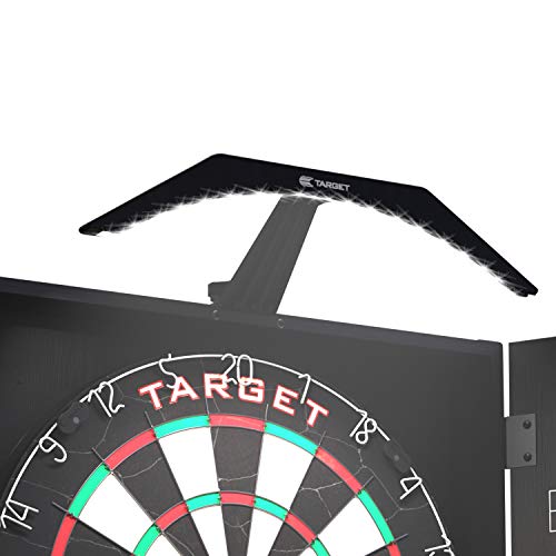 Target Darts Arc Dartboard Cabinet Lighting System | Einfach einzurichtende helle LED-Dartscheibe Passt sicher über alle Dartscheiben-Schränke | Professionelles Dart-Zubehör