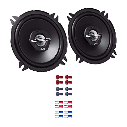 JVC CS-J520X Auto Lautsprecher Boxen 500 Watt 13 cm 2 Wege Koax passend für Kia Picanto 1 2004-2011 Türen Front und Heck