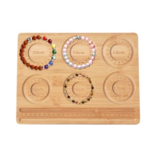 kowaku Perlenbrett für Armbänder, Aufbewahrungsbehälter, Schmuck Design, Größenbretter, Vitrine, Perlentablett für Perlen Armreif-Schmuck DIY Handwerk, Stil A