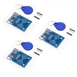 RFID-Kit für Arduino,RFID IC-Karten-Sensormodul mit Reader,Chip und Steckkarte, 13.56 MHz,SPI-Schnittstelle kompatibel mit Arduino(3 Stücke)