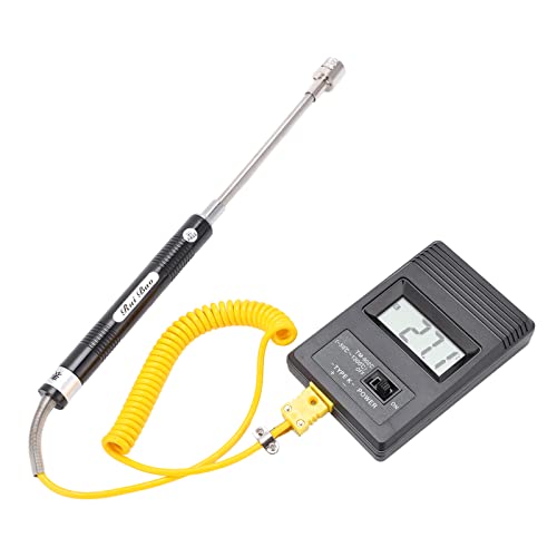 Digital Thermometer mit Fühler, Thermometersensor LCD-Temperaturdetektor mit Thermoelement Temperaturmessgerät Tm-902c Digitaler K-Typ-Sensor -50-500℃