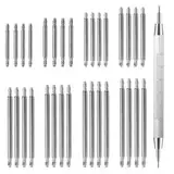 33 Stück Uhren Federstegwerkzeug Set, Stifte für Uhrenarmband Uhrmacherwerkzeug Set Uhrenwerkzeug Federstifte für Uhrenarmbänder Edelstahl Uhrenarmband Link Pins Federstifte Uhr Entferner Repair Tool