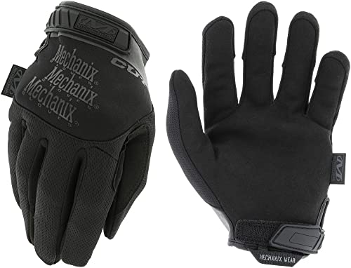 Mechanix Wear: Tactical Specialty Pursuit D5 Covert Arbeitshandschuhe – A5 Schnittfest, Berührungsfähig (Medium, ganz schwarz)