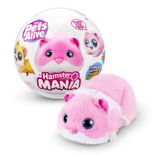 Pets Alive - Hamster Mania, Pink Hamster, von ZURU, Haustier (Pink)