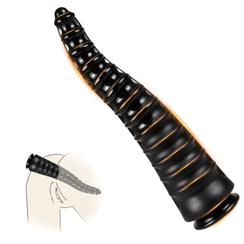 BDSMAGE Anal Dildo XXL,Φ7CM Dildoschwanz für Frauen Männer,Monster Dildo Analplug riesen Dildo Analkugeln Analspielzeuge Fisting Plugs erotisches Sexspielzeug für Paare extrem sex (Schwarz)