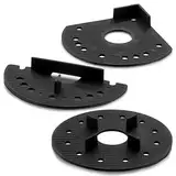 QUICK2FIX® Splittbettlager SET- Sandbettlager - Kiesbettlager - SET - (30 x Ganze + 20 x Halbe + 4 x Ecken) Stück zum Verlegen von Terrassenplatten im Außenbereich. - Made in Germany
